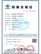 Preview of China Explosion-Proof Certificate of Conformity CCRI 24.7312X