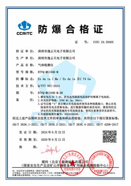 Preview of China Explosion-Proof Certificate of Conformity CCRI 24.2940X