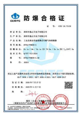Preview of China Explosion-Proof Certificate of Conformity CCRI 24.7313X