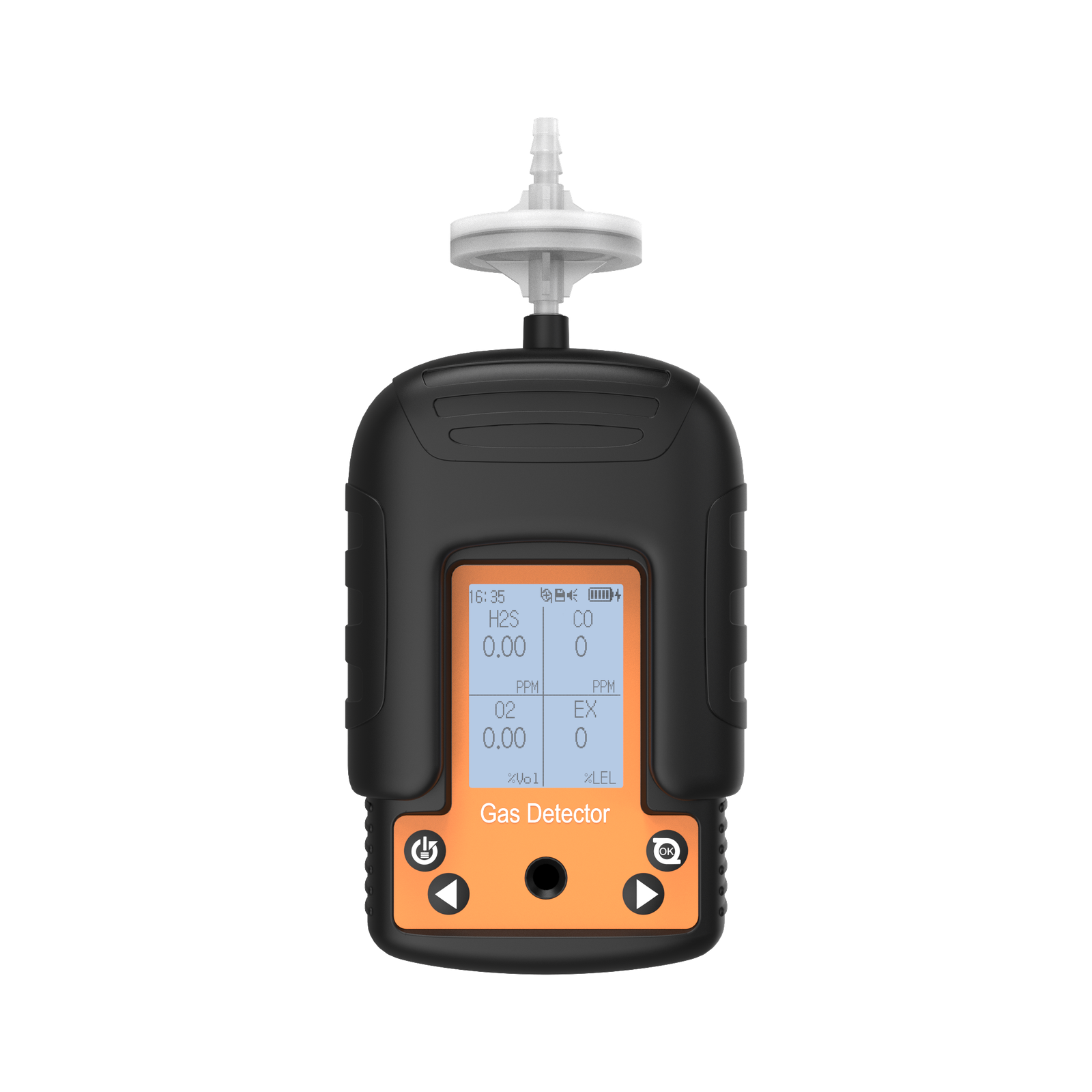 BTYQ-MS104K-M portable gas detector, front view