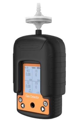 BTYQ-MS104K-M with its external pump attached and a filter above the inlet