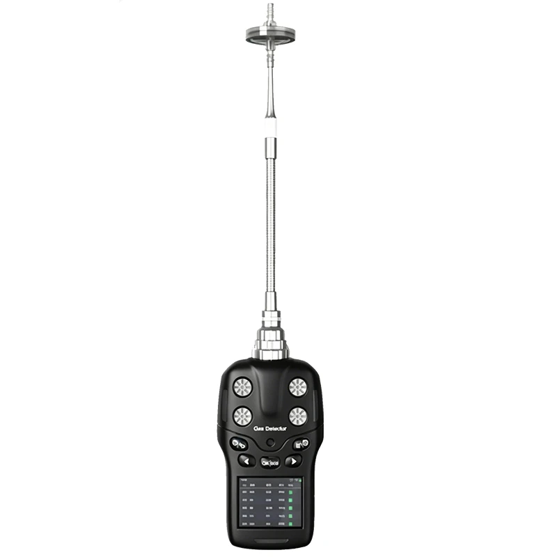 BTYQ-MS400-S with a gooseneck sampling probe and inlet filter attached
