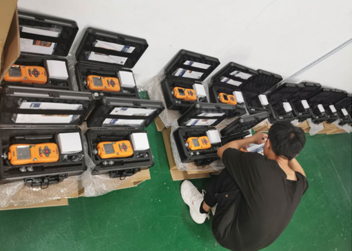军品生产企业无线便携式有毒有害气体检测报警仪