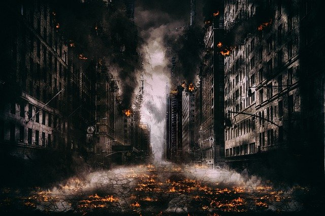 爆炸现场
