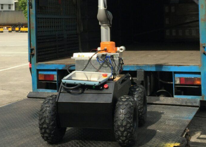 出入境检验检疫局应对车型、集装箱内气体环境的机器人检测