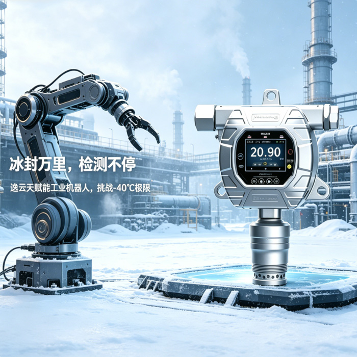 逸云天气体检测仪赋能工业机器人，破解-40℃极端环境检测难题