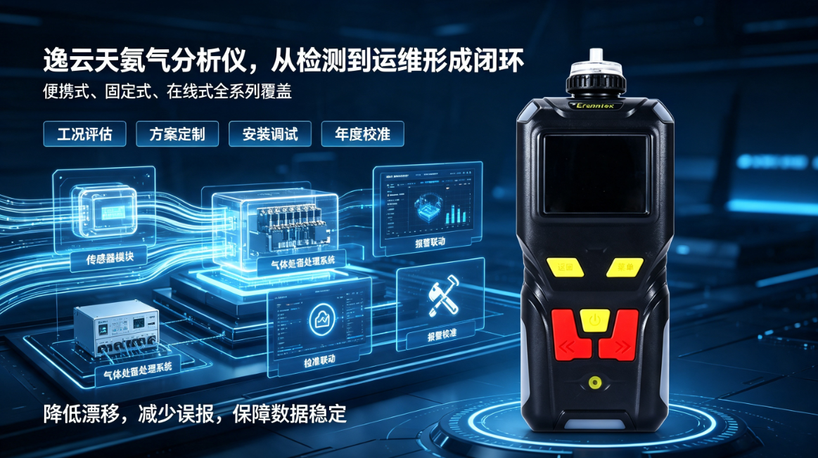 氨气分析仪该怎么选？电化学与红外技术的工况适配差异解析